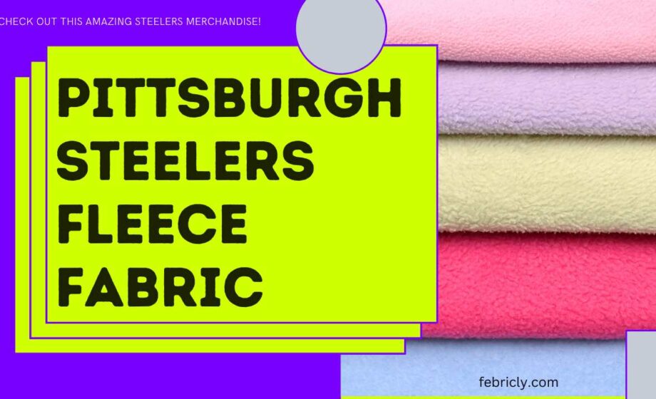 pittsburgh steelers fleece fabric